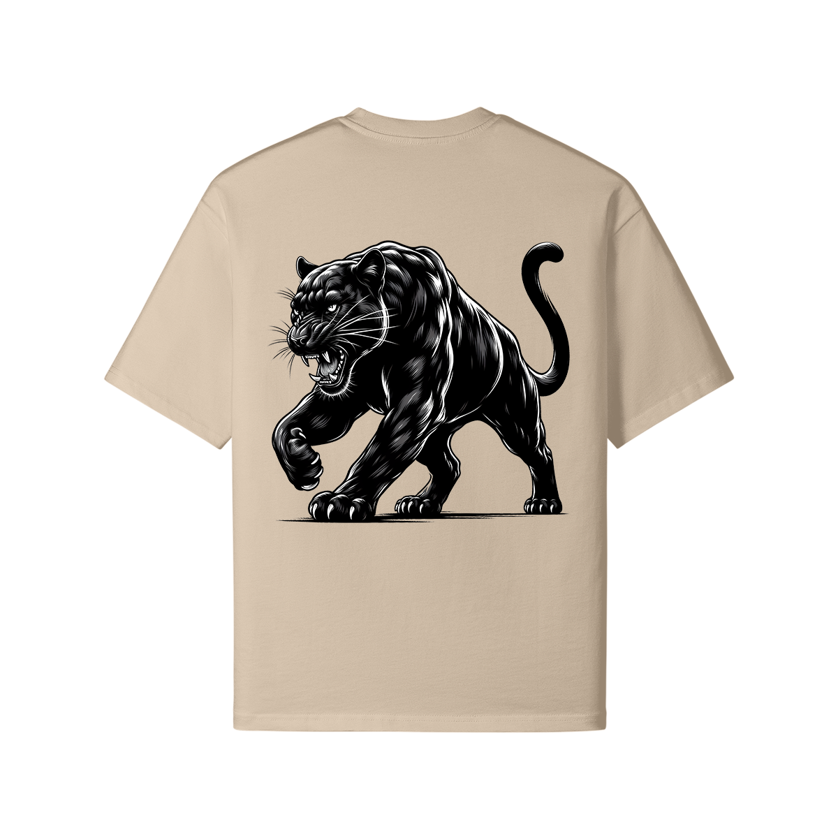 Black Panther Oversized T-Shirt – Iconic & Bold | Gymgasm