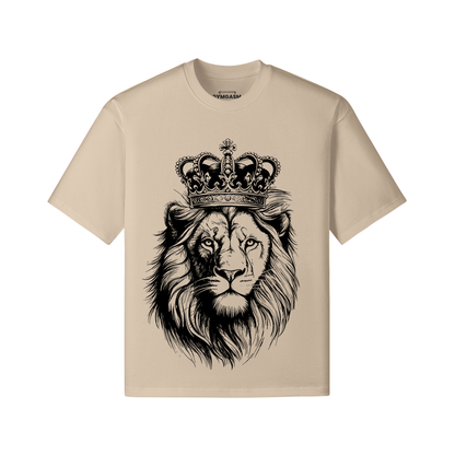 Lion Oversized Tshirt - GYMGASM