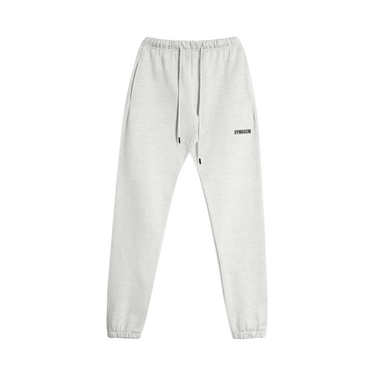 Heavyweight Fleece Lined Heather Gray Sweatpants - GYMGASM