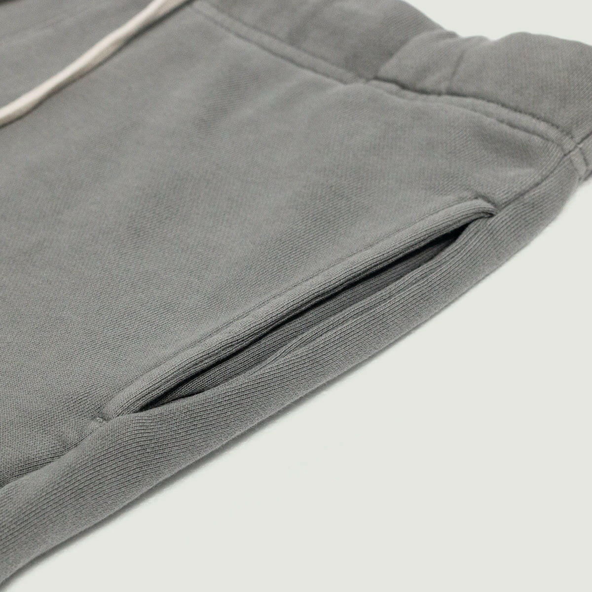 Clipped Corner Washed Dark Gray Sweat Shorts - GYMGASM