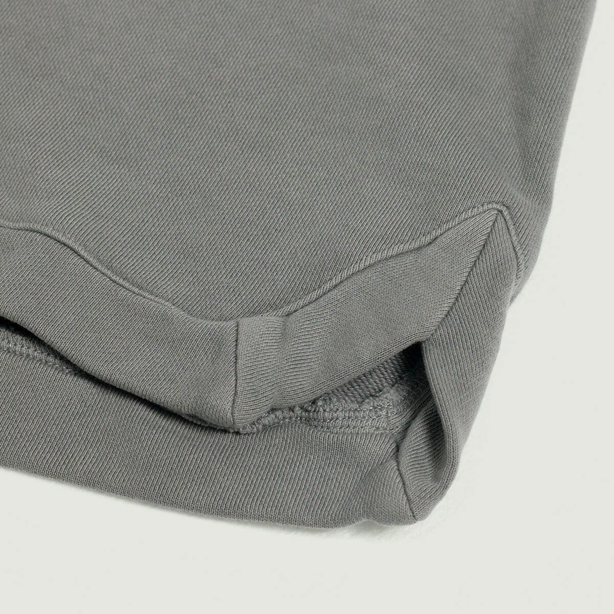 Clipped Corner Washed Dark Gray Sweat Shorts - GYMGASM