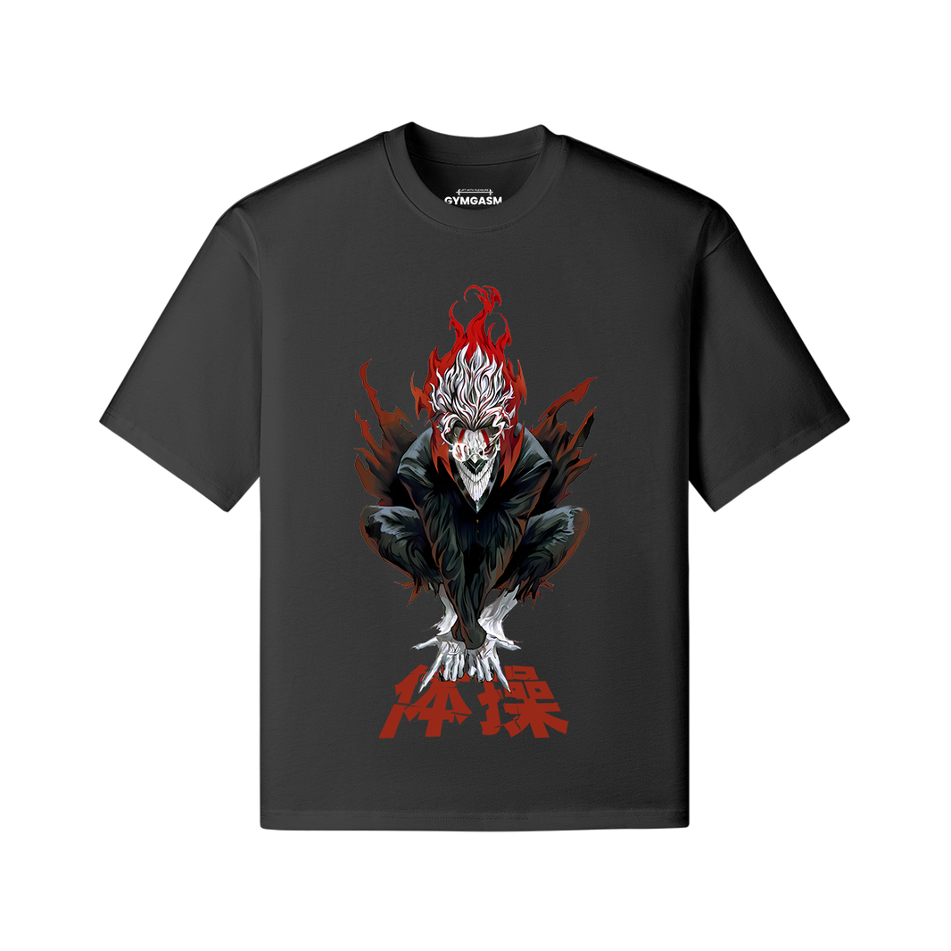 Men’s Oversized Manga Graphic T-Shirt