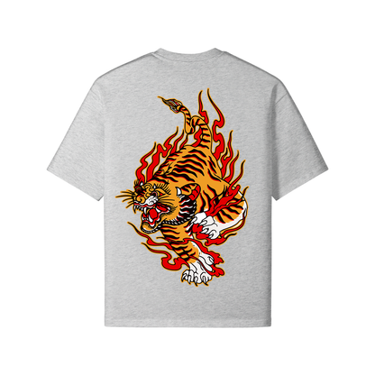 Fury Tiger Oversized Tees - GYMGASM