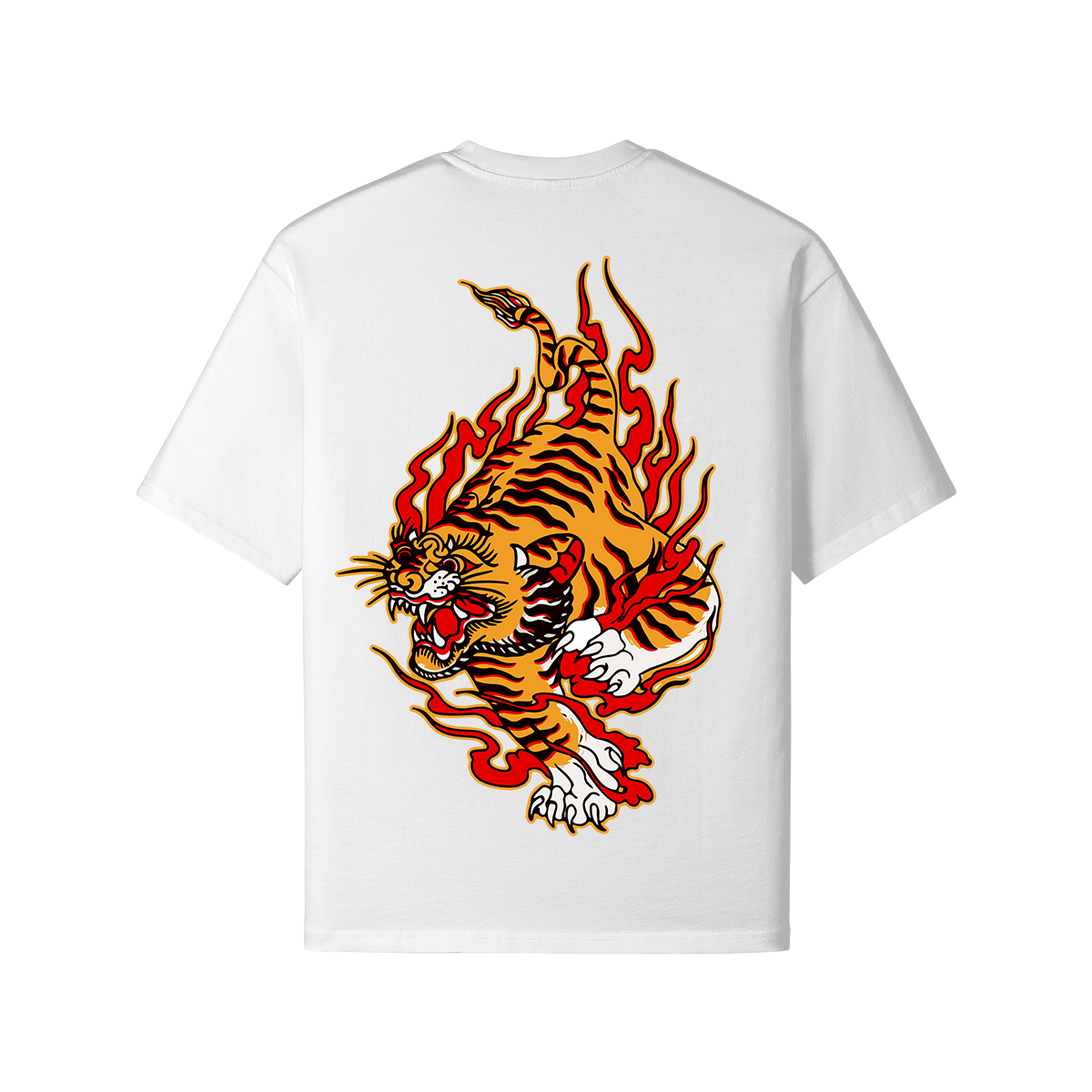 Fury Tiger Oversized Tees - GYMGASM