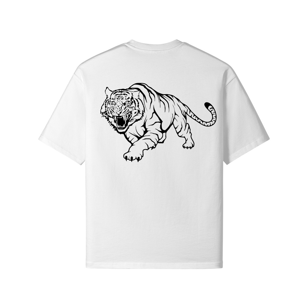 Tiger Roar Oversized Tshirt - GYMGASM