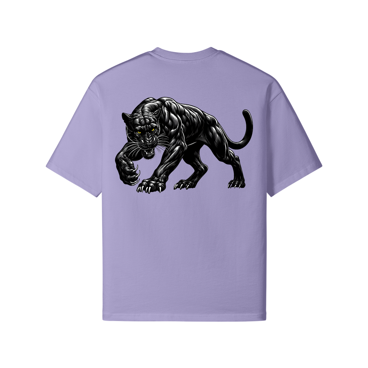 Wild Panther Oversized Tshirt - GYMGASM