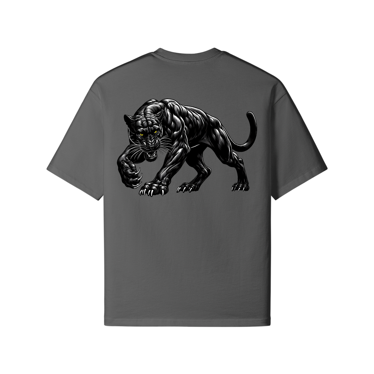 Wild Panther Oversized Tshirt - GYMGASM