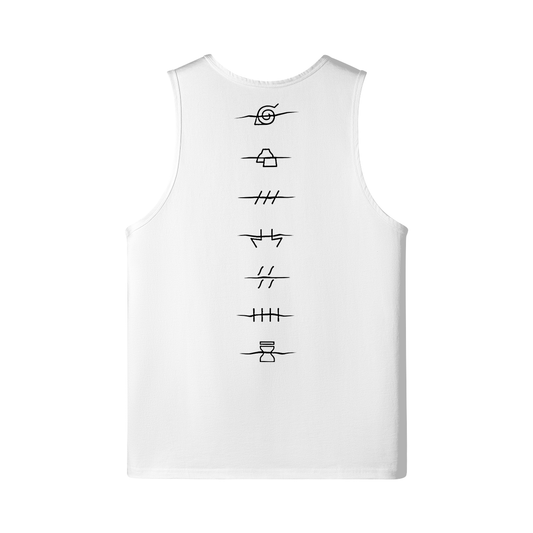 Naruto Akatsuki White Tank - GYMGASM