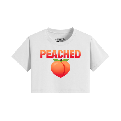 Peached Croptop - White Front