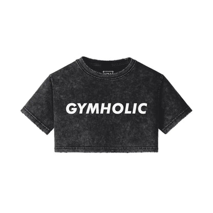 Gymholic - Snow Wash Crop Tops - GYMGASM