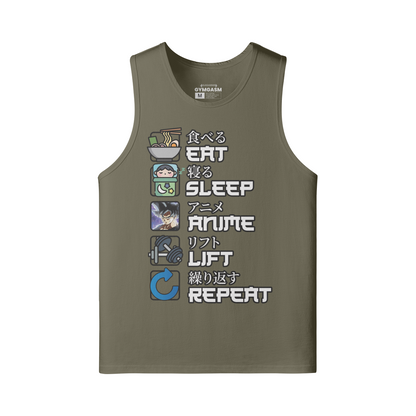 Eat Sleep Anime Lift Repeat - GYMGASM