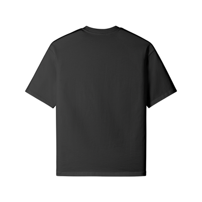 Essential Oversized Black Tee - GYMGASM