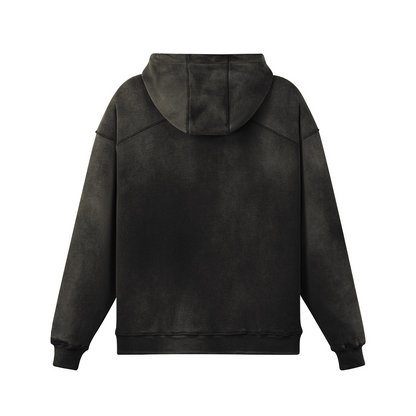 Smoky Black Gymgasm Vintage Hoodie - GYMGASM