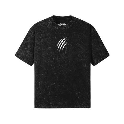 Panther Claw Snow Wash Tshirt - GYMGASM