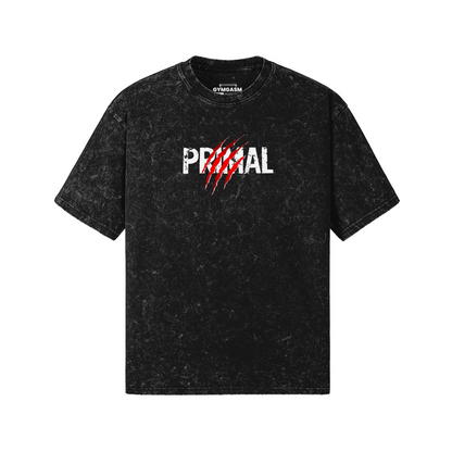 Primal Snow Wash Tshirt - GYMGASM