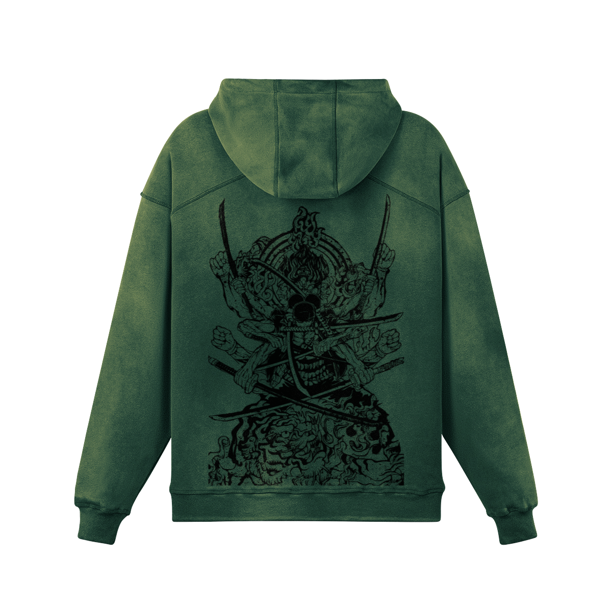 Roronoa Zoro One Piece Hoodie Back