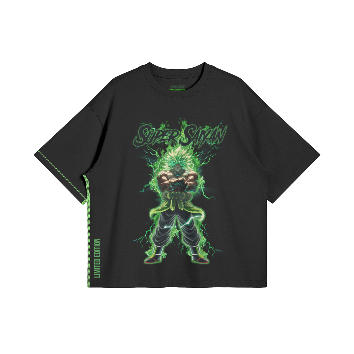 Dragon Ball Super Broly Oversized T-Shirt-YE9-Front Side