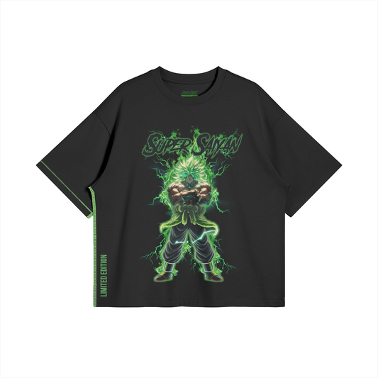 Dragon Ball Super Broly Oversized T-Shirt-YE9-Front Side