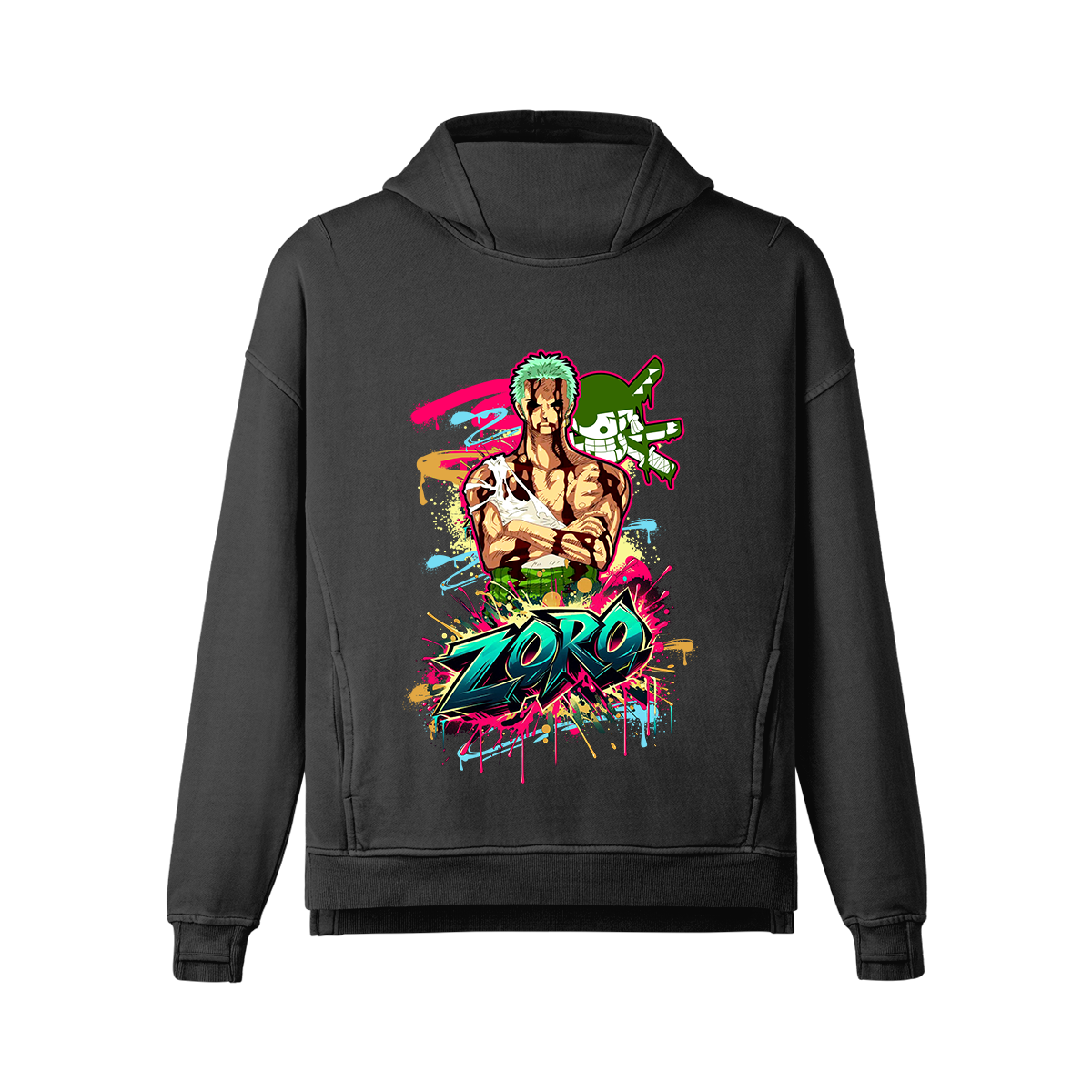 Zoro - Turtleneck Hoodie - GYMGASM